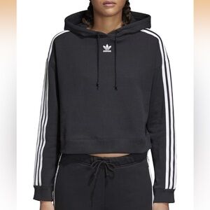 NWT adidas Originals womens Cropped Hoodie
